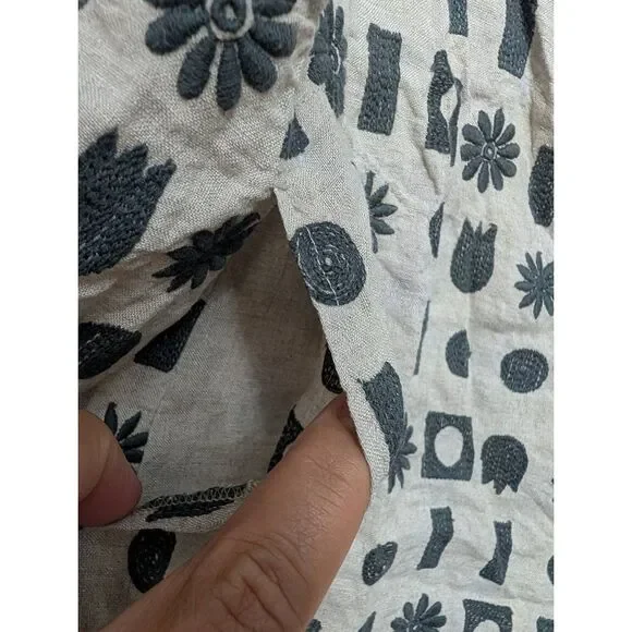 Cotton house Aya button down top - Picture 6 of 8